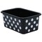 Teacher Created Resources Storage Bin, Plastic, Black/White, 3 PK 20402 - alternate 2